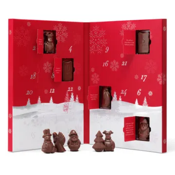Christmas Custom Chocolate Advent Calendar Packaging Box
