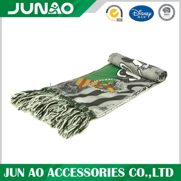 Polyester football fans scarf with logo