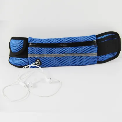 Blue Durable Elastic Waterproof Neoprene Waist Bags