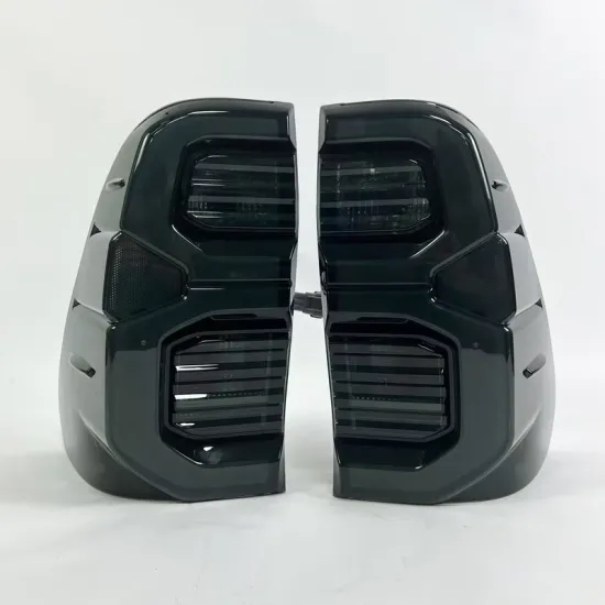 High-Quality Smoked Black Car Taillights for Toyota Hilux REVO/ROCCO 2020