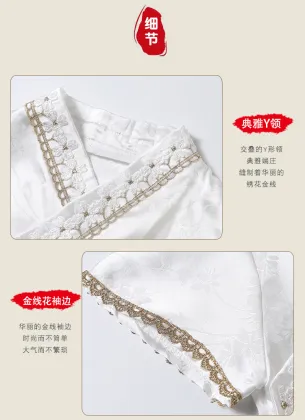 Spring-Autumn New Style Ming Style Hanfu Horse Skirt Set for Kids