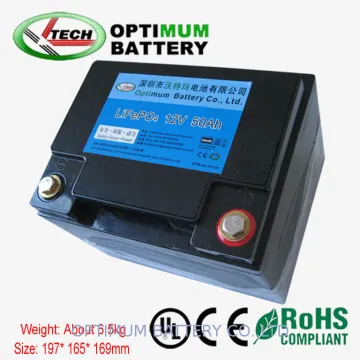Opt-012150 12.8v 50ah Sla Led Lithium Battery Waterproof And Wireless