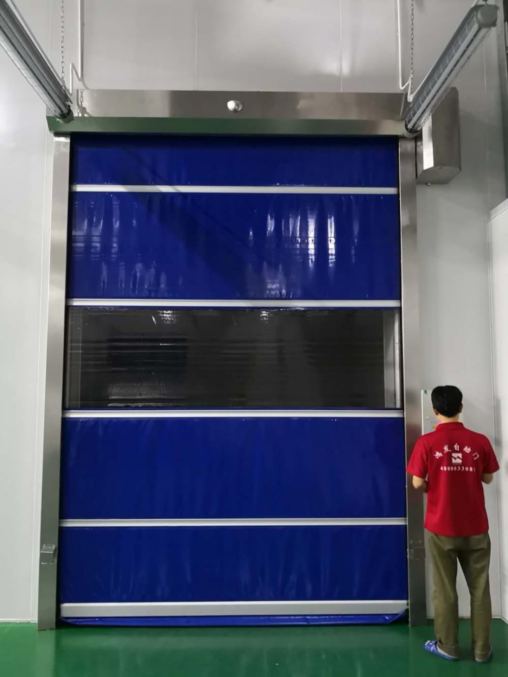Clean Room PVC Fabric Fast Rolling Industry Door