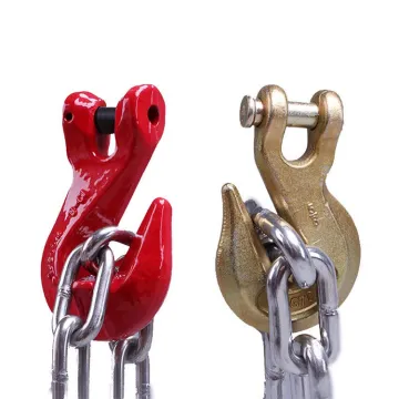 China Manufacturer Color Painted G80 Clevis Grab Shortening Hook