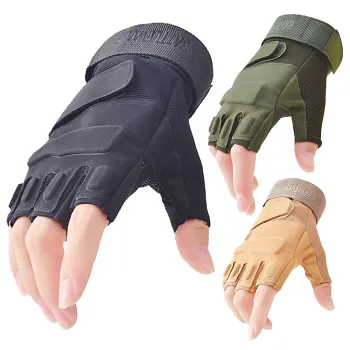 Outdoor Tactical Half Finger Gloves for Men and Women - Shooting, Hunting, Fitness