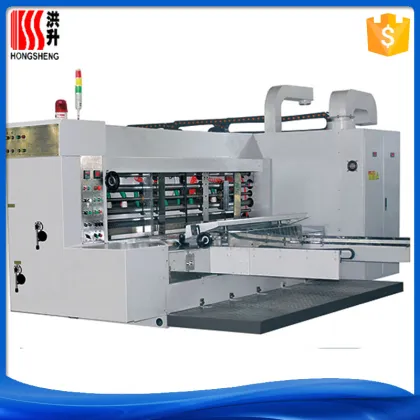 high productive printing grooving die-cutting machinery in Hongsheng BRAND