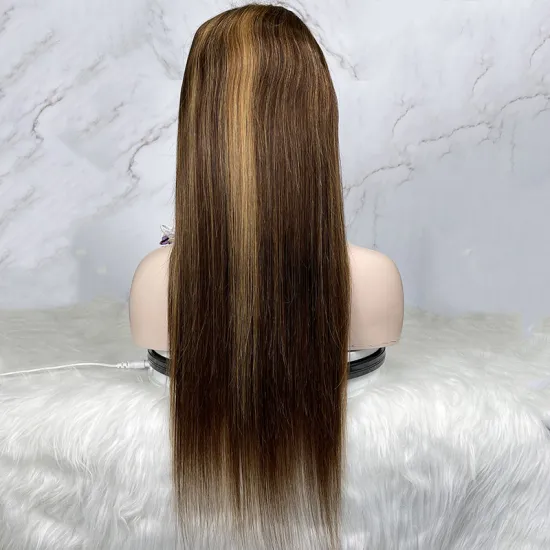 Highlight Wig Human Hair13x4 Lace ,Pre Plucked Straight Wigs Human Hair Lace Front Top,Brazilian Front Omber Human Hair Wi