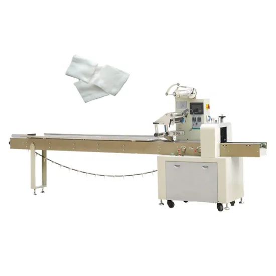 Horizontal Packing Machine for Flow Packing Medical Gauze and Dressings
