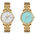 Quartz Movement Leaf Hands Women's Watches