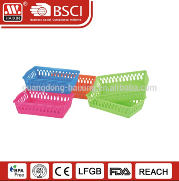 Hot sales wide use with simple design plastic utility basket