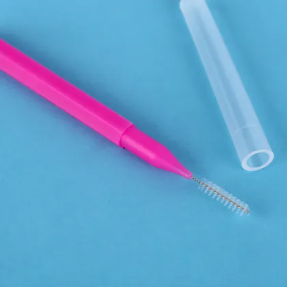 Silicone Soft Orthodontic Interdental Toothpick Floss Dental Brush Tool