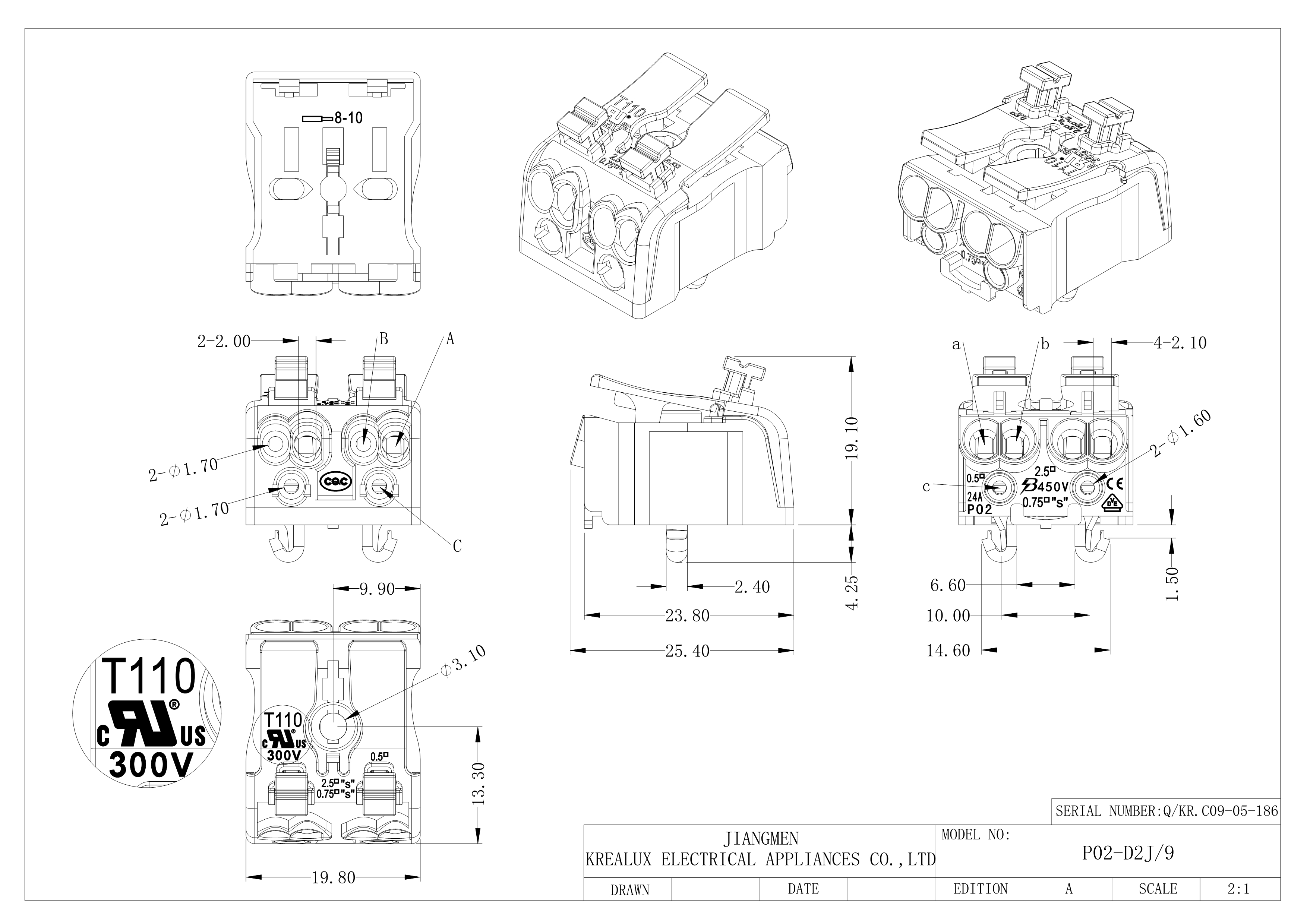 Release Button Wire Connectors