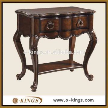 High end antique design wooden bedside table for sale