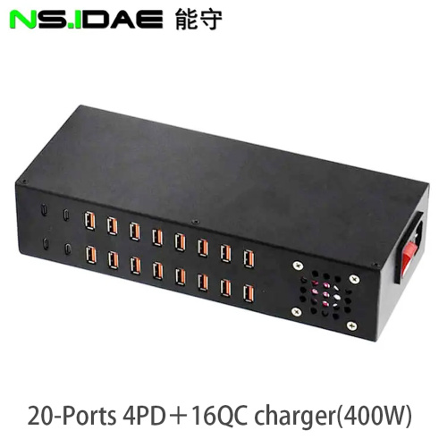 400 Вт многопортовый PD/QC Fast Charger