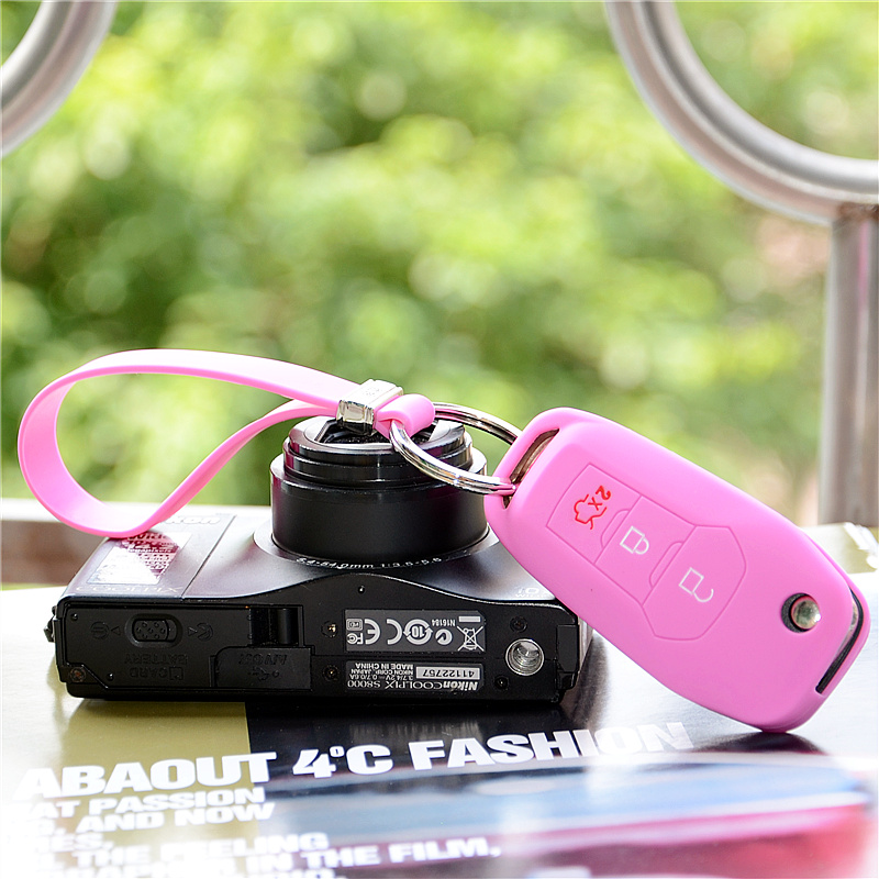 3 Buttons Car Key Cover Silicone