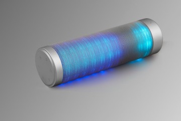 Wireless portable bluetooth speaker with led light box dj RLS002