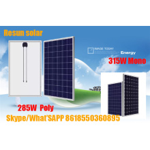 Panneau solaire mono 315W pour la maison