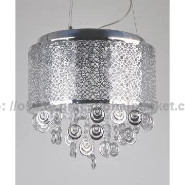 Luxury Crystal Chrome Unique  Bar Hotel Resort Chandelier