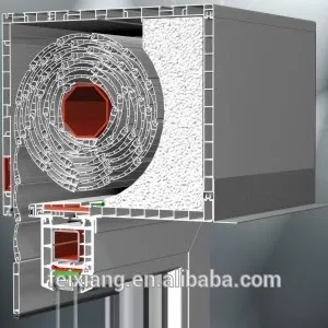 roller shutter with casement window