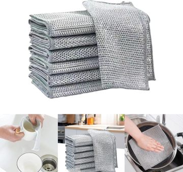 Microfiber Double-Sided Dish Washing Cloth for Easy Rinsing and Cleaning