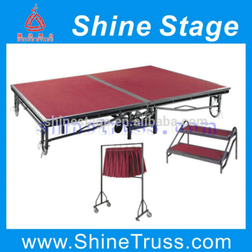 iron stand stages hotel folding stages