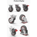 Heavy Duty PU Rigid Casters for Cart Equipment