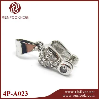 Wholesale childrens silver jewellery 925 sterling silver pendant bail