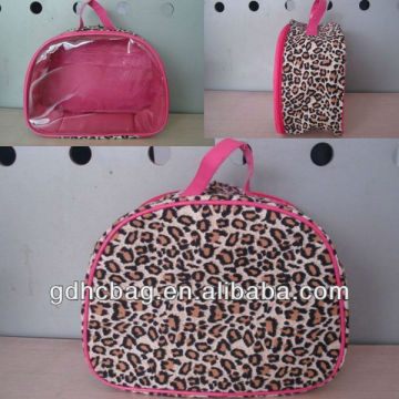 2013 Autumn Lady's First Choice Mature PU/Clear PVC Makeup bag,cosmetic bag