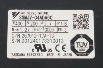 SGMJV-04ADA6C Yaskawa three phase 400w power servo motor
