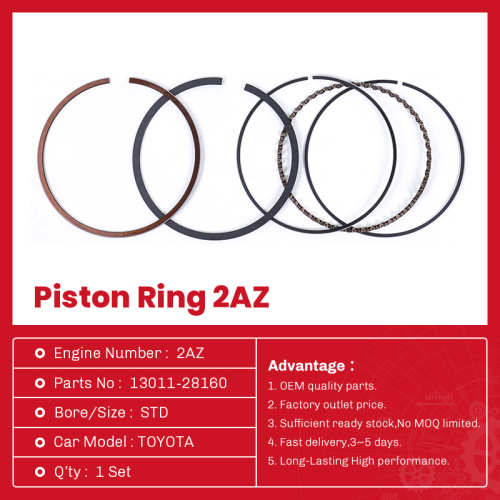 Toyota Engine Parts 2AZ Rings 13011-28160