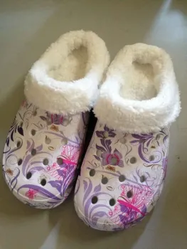 EVA garden slippers with fleece