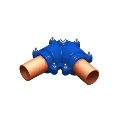 Elbow Pipeline Leak Coupling for Elbow Section PE /PVC Pipes