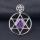 Natural Crystal Hexagonal Star Energy Stone Pendant for women Men