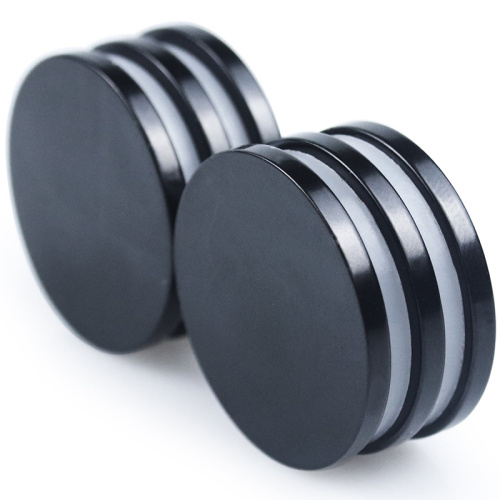 Round Magnet D32 Black Epoxy Disc Neodymium Round Magnet Factory