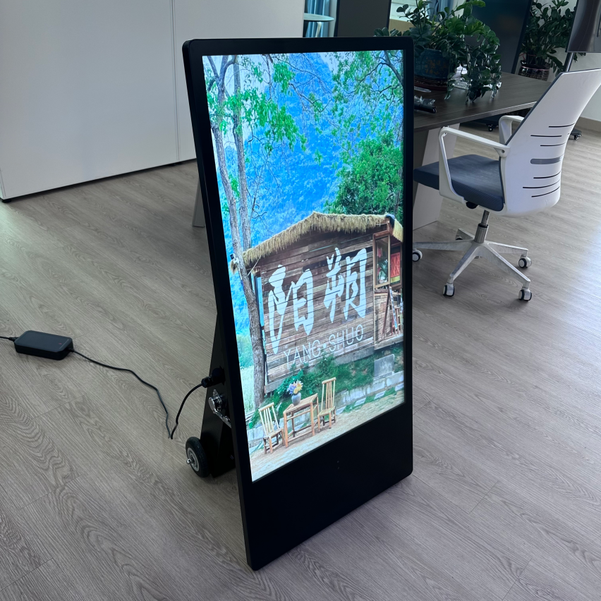 Yüksek etkili kentsel pazarlama ve etkinlik yayıncılığı için çok yönlü mobil her türlü hava koşuluna uygun poster ekranı