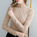 women's autumn and winter lace bottoming shirt