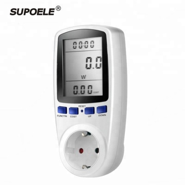 AC Power Meter Digital Wattmeter Energy EU Watt Calculator Monitor