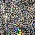 Double Color Leopard Print Glitter Leather for Bag