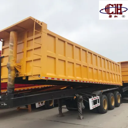 30cbm dump trailers end tipper semi trailer