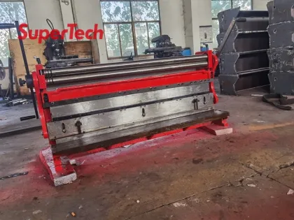 Supertech Manual Folding Machine & Hand Folding Machine - Metal Folder Pan Break