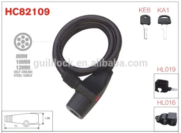 HC82109 wenzhou biker accessories bike lock/cable