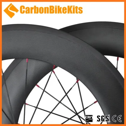 CW88T carbon fiber race wheels bike wheels 700c for 88mm carbon bike tubular wheels Carbon fiber bike wheels