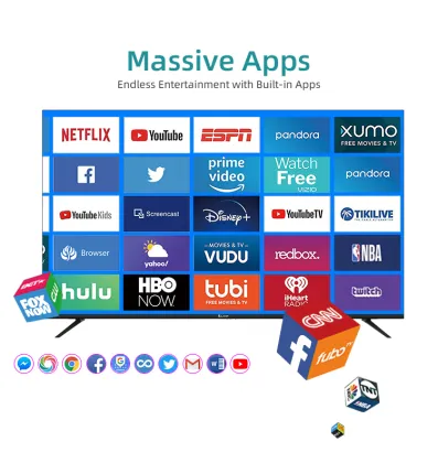 4K WebOS Smart LED TV - Jinling 55 Inch DVB Digital Frameless LCD Television