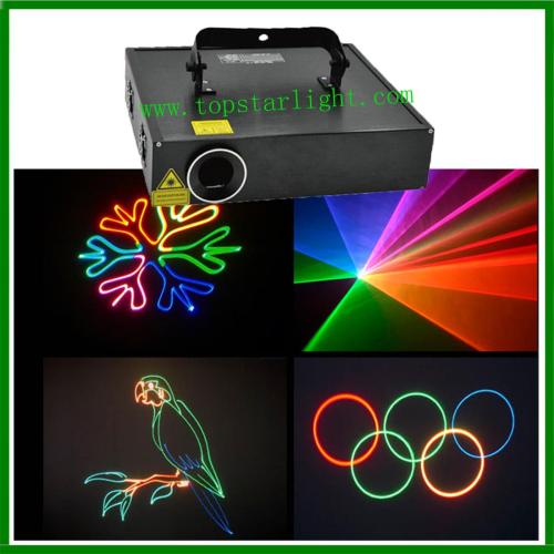 PRO Cartoon Lasr Show System 2W Full Color Laser Projector