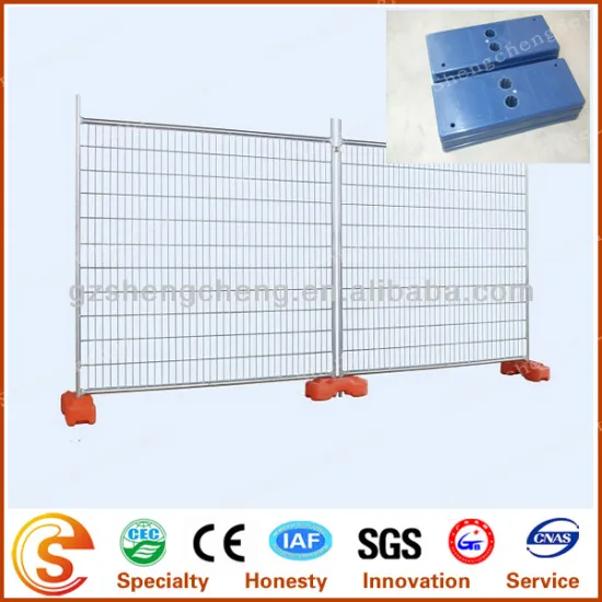 Indoor and outside galvanized mobile plastic fence