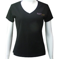 China supplier 100% cotton beaded t shirt for women