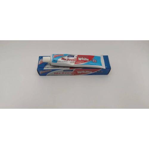 Dentifrice frais et blanc à la menthe fraîche - boîtier