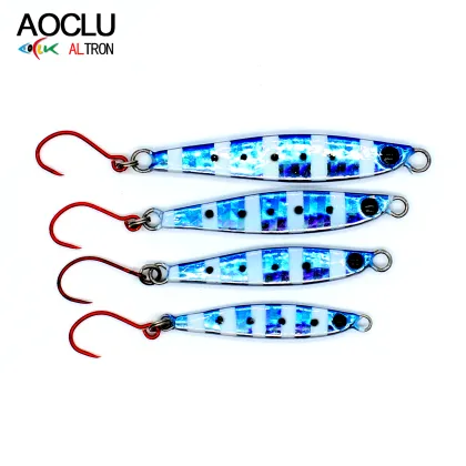 AOCLU Small Speed Metal Jig 7g - Strong UV Coating for Fishing Freshwater & Saltwater Mackerel and Rockfish