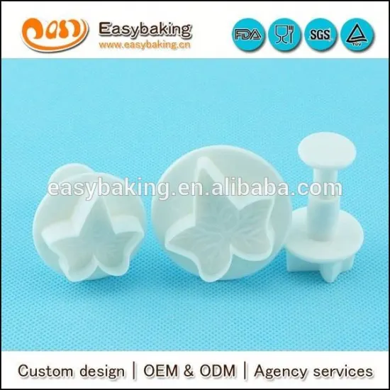 fondant decorating tools ivy leaf cake plunger cutters