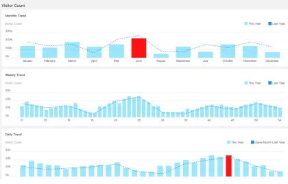 People Counting Analytics Report Software